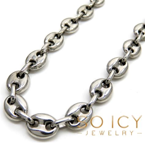 white gold gucci link chain|men's Gucci link gold chain.